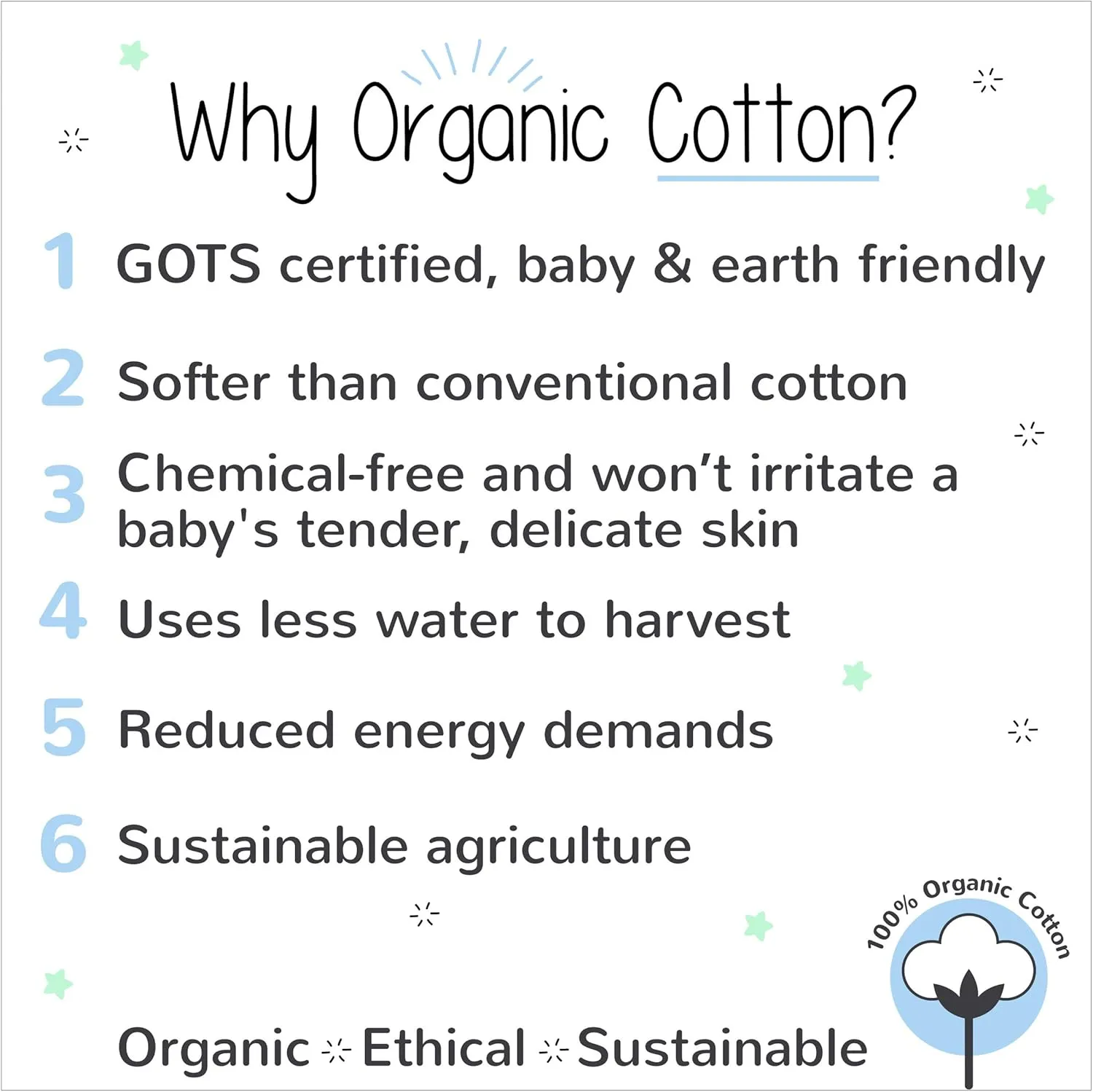 Lamaze Organic Baby baby-boys Organic Baby Girl, Boy, Unisex Rompers, One Piece Coverall