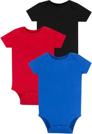 Lamaze Organic Baby Unisex Short Sleeve Cotton Bodysuit, Snap Closure