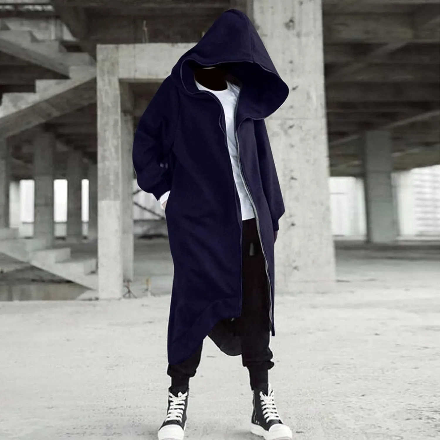 LCMTWX Men Hoodies Casual Hoodies for Men Solid Hooded Sweater Top Pullover Hooded Sweatshirt for Men Pullover Hooded