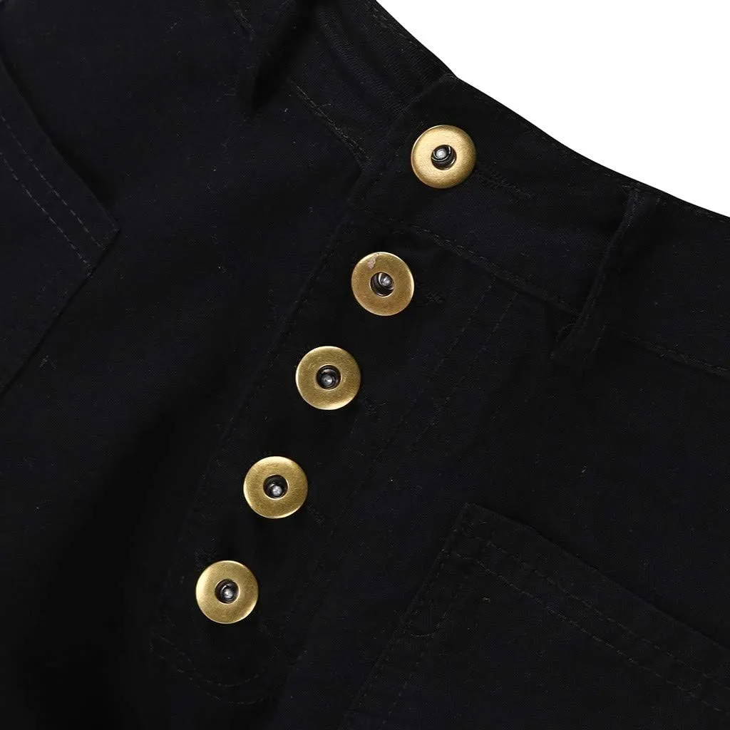 LCMTWX Mom Jeans Bib Overalls Jeans Denim Ripped Casual Denim Women's Rompers Washed Women's Jeans Jeans for Women High Mom
