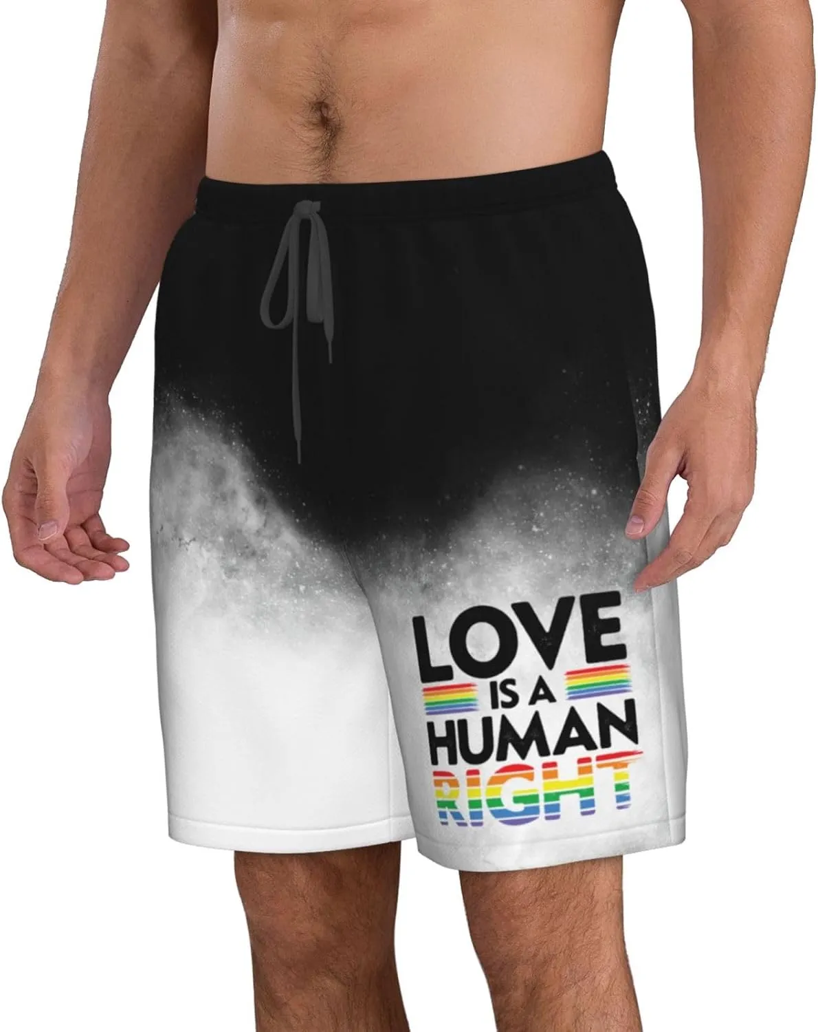 LGBTQ Pride Gay LGBT Rainbow Lesbian Men Running Shorts Workout Shorts for Men Shorts Gym Yoga Outdoor Sports Shorts