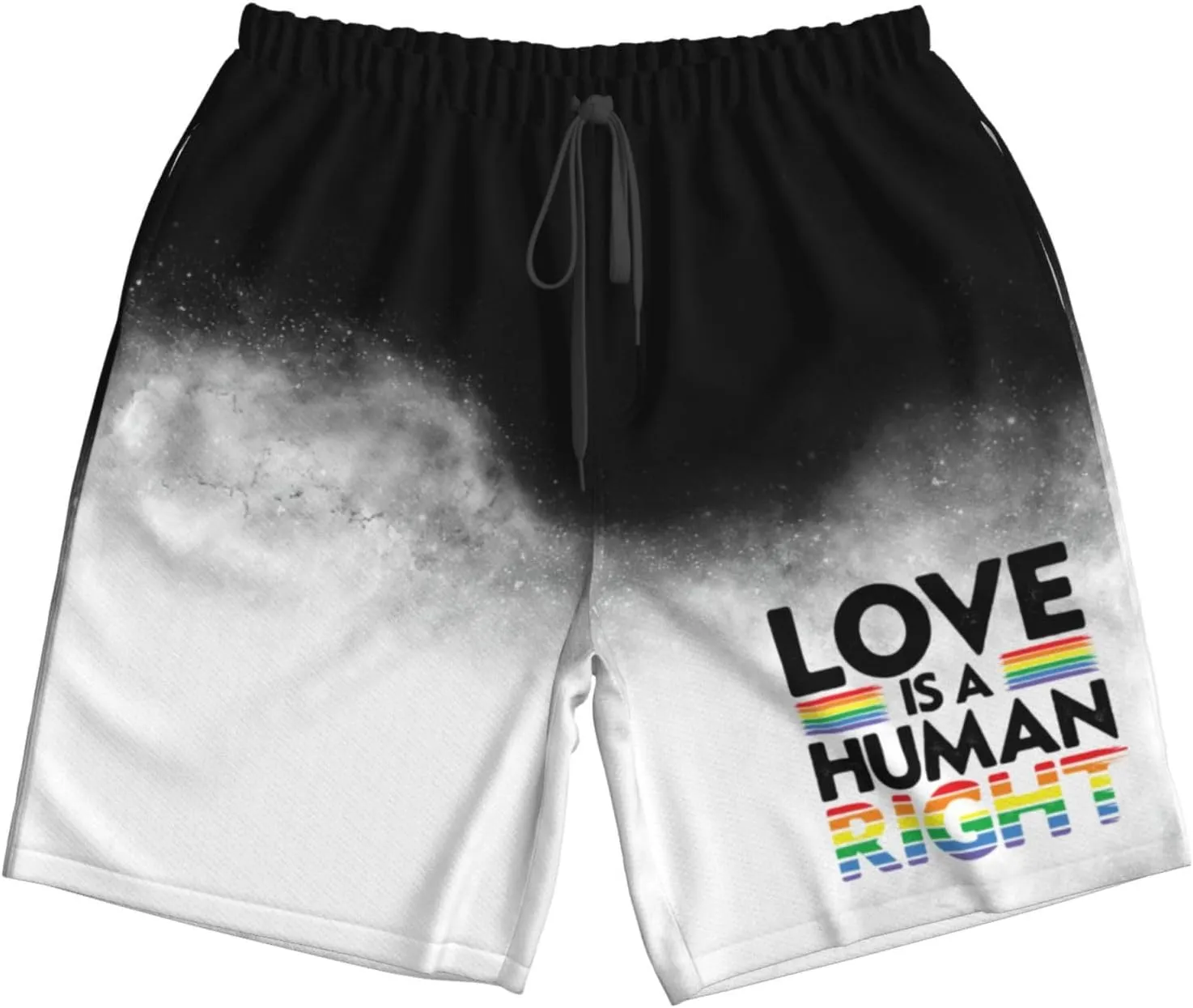 LGBTQ Pride Gay LGBT Rainbow Lesbian Men Running Shorts Workout Shorts for Men Shorts Gym Yoga Outdoor Sports Shorts