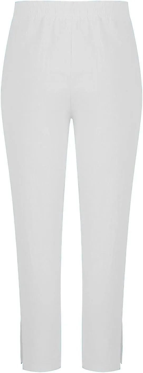 Linen Pants Mens Casual Pants Relaxed-Fit Beach Pants Summer Trousers Soft Elastic Waist Pants