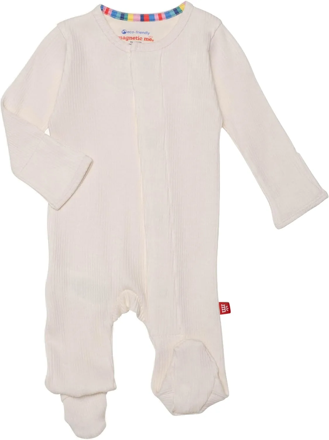 Magnificent Baby Boy 100% Cotton Footies with Magnetic Easy Close