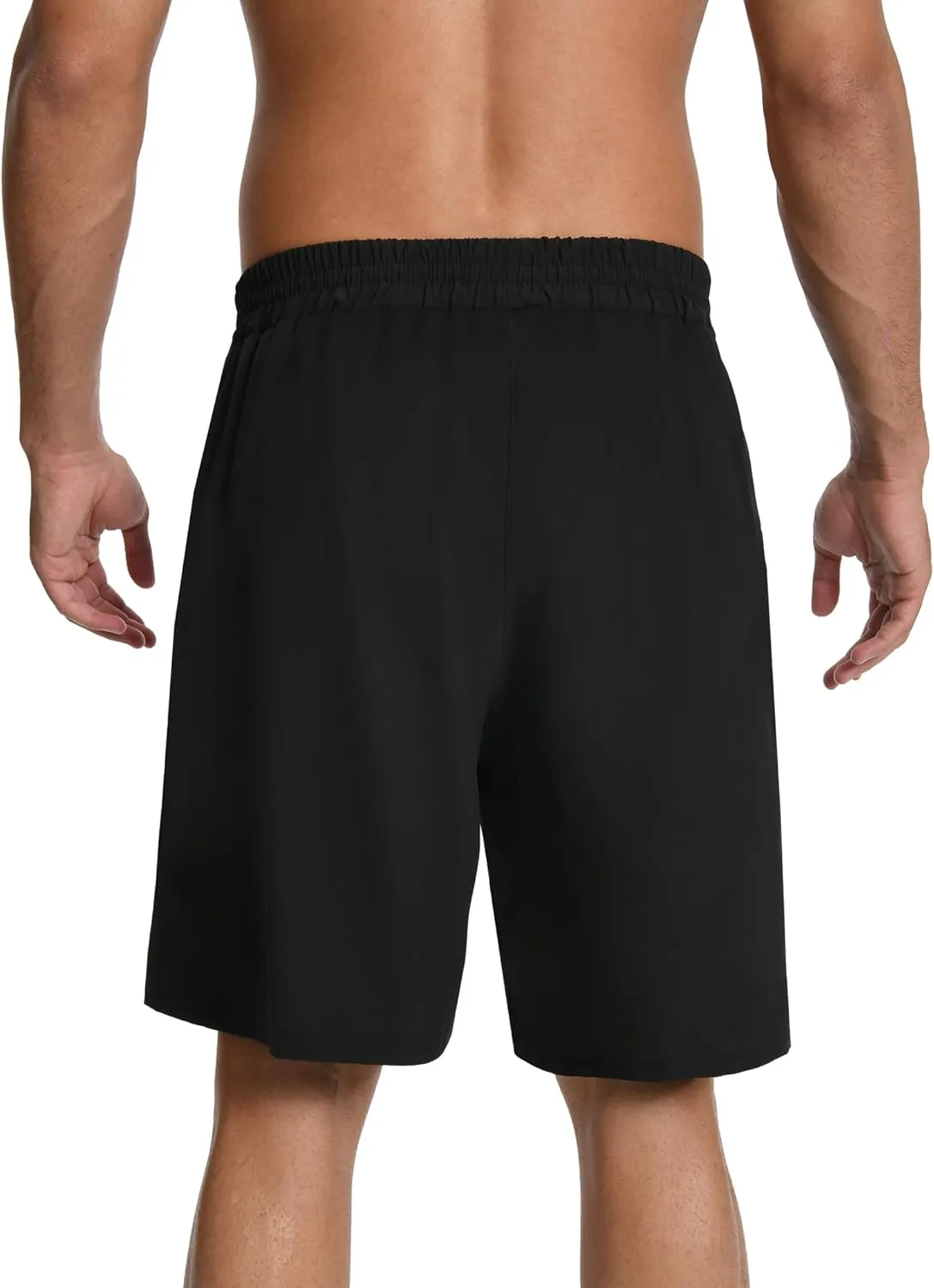 Mens' Athletic Running Shorts Casual Gym Athleisure Basics Moisture Wicking Workout Shorts with Pockets for Men