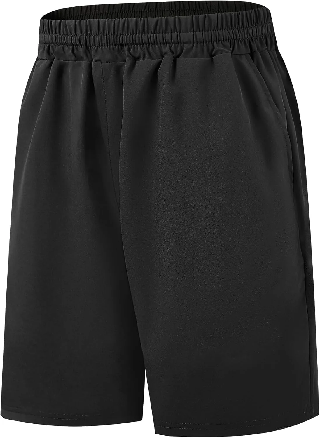 Mens' Athletic Running Shorts Casual Gym Athleisure Basics Moisture Wicking Workout Shorts with Pockets for Men