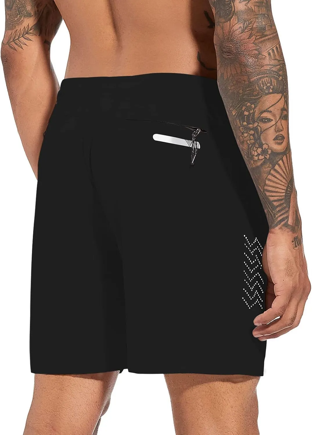 Mens Athletic Shorts 7 Inch Quick Dry Running Sports Shorts Lightweight Workout Gym Shorts Elastic Waist Shorts with Pockets