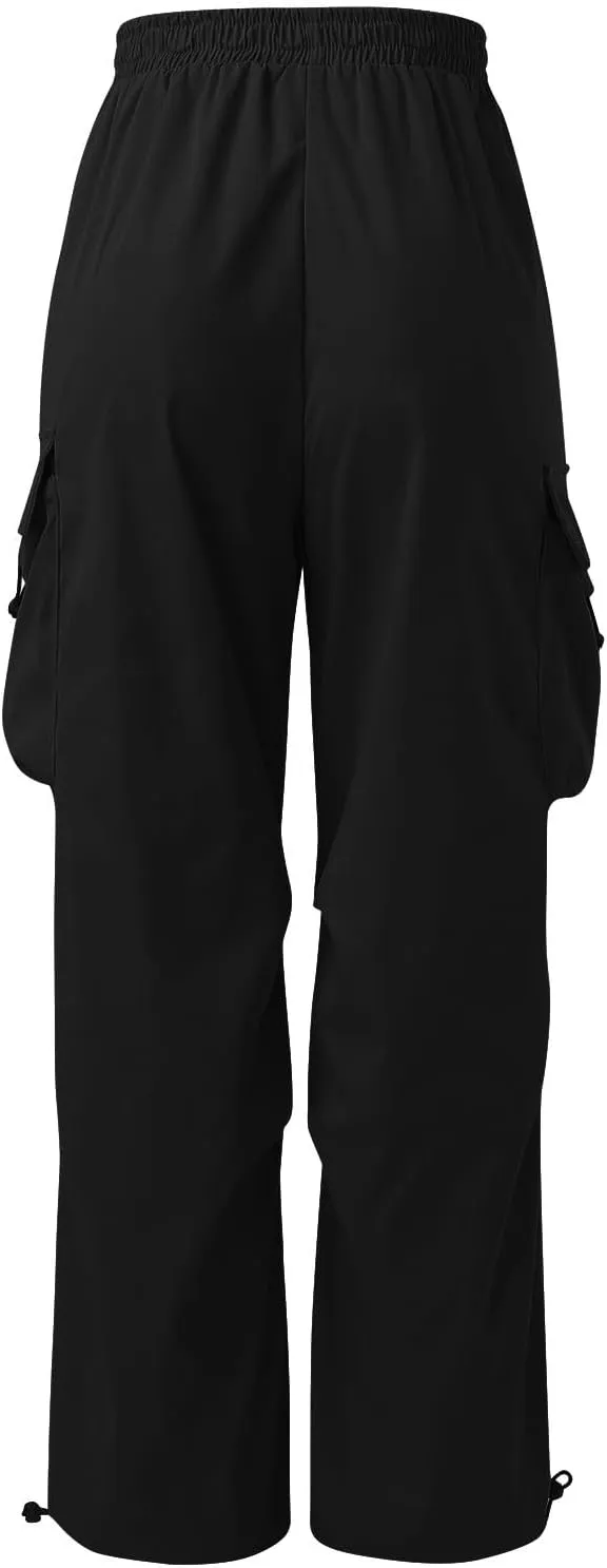 Mens Cargo Pants Casual Baggy Joggers Athletic Parachute Pant Loose Fit Sweatpants with Pockets Y2K Streetwear