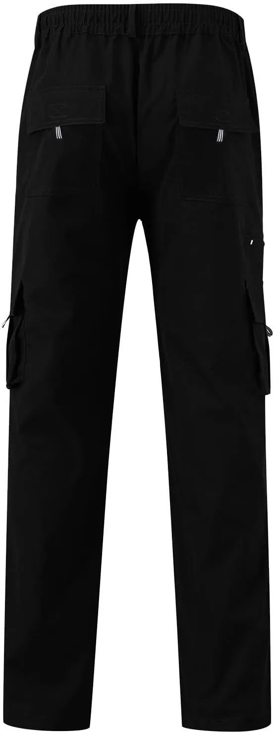 Mens Cargo Pants Casual Mens Work Pants Big and Tall Work Pants for Men Cargo Black Fleece Pants Men Fitness Pants