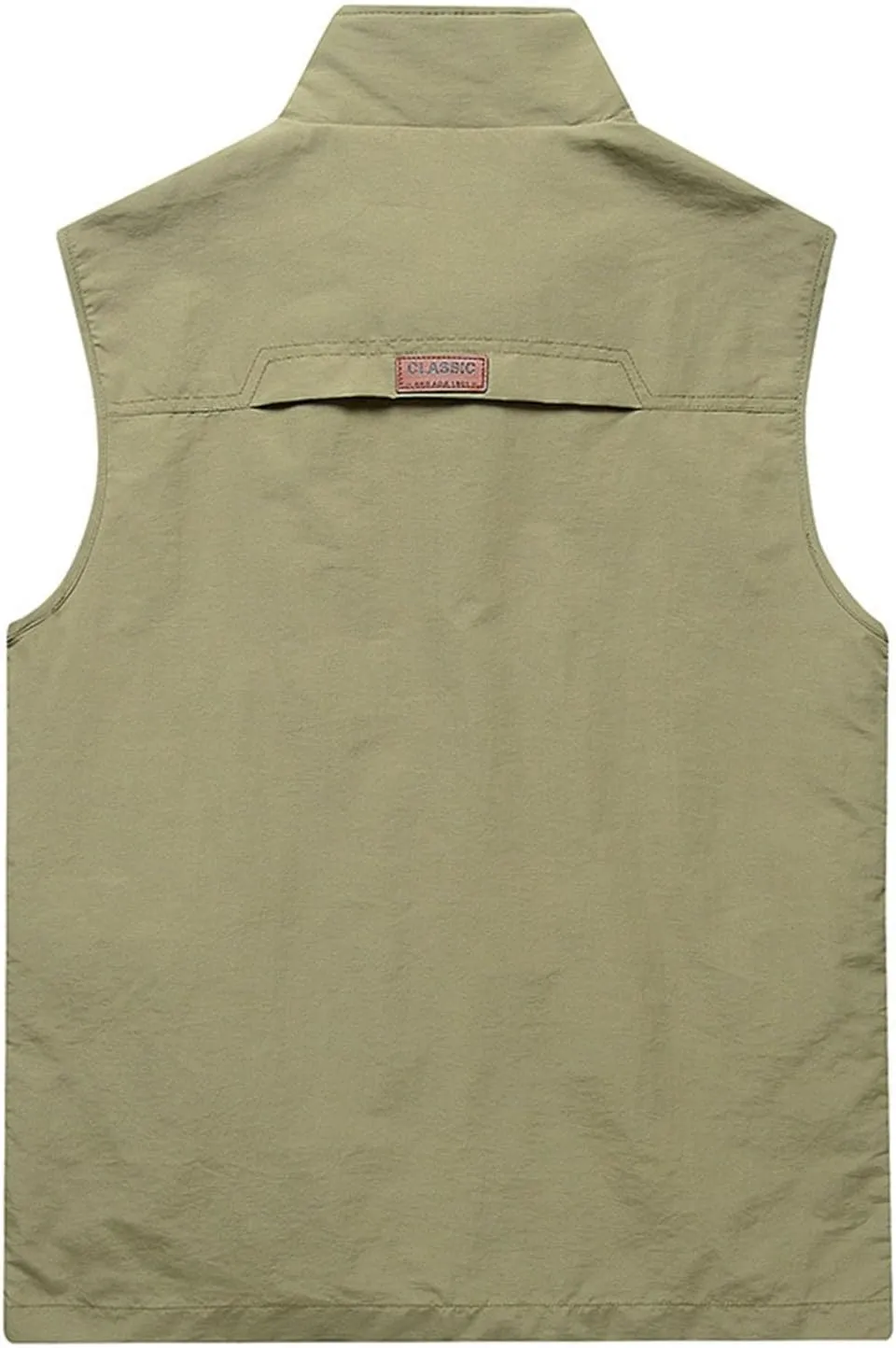 Men's Cargo Vests Outdoor Mesh Safari Fishing Travel Photo Work Vest Multi Pockets Breathable Waistcoat Jackets