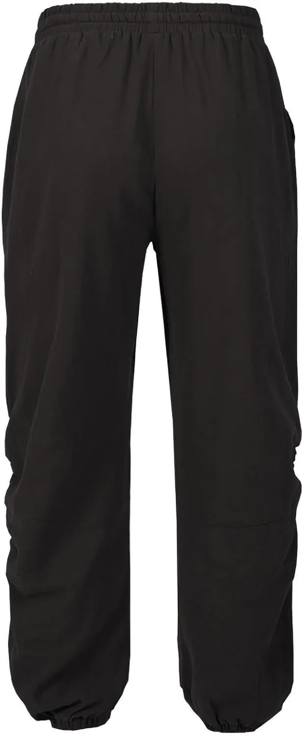 Men's Casual Pants Linen Pants Drawstring Beach Trousers Relaxed-Fit Yoga Pants Summer Elastic Waist Pants