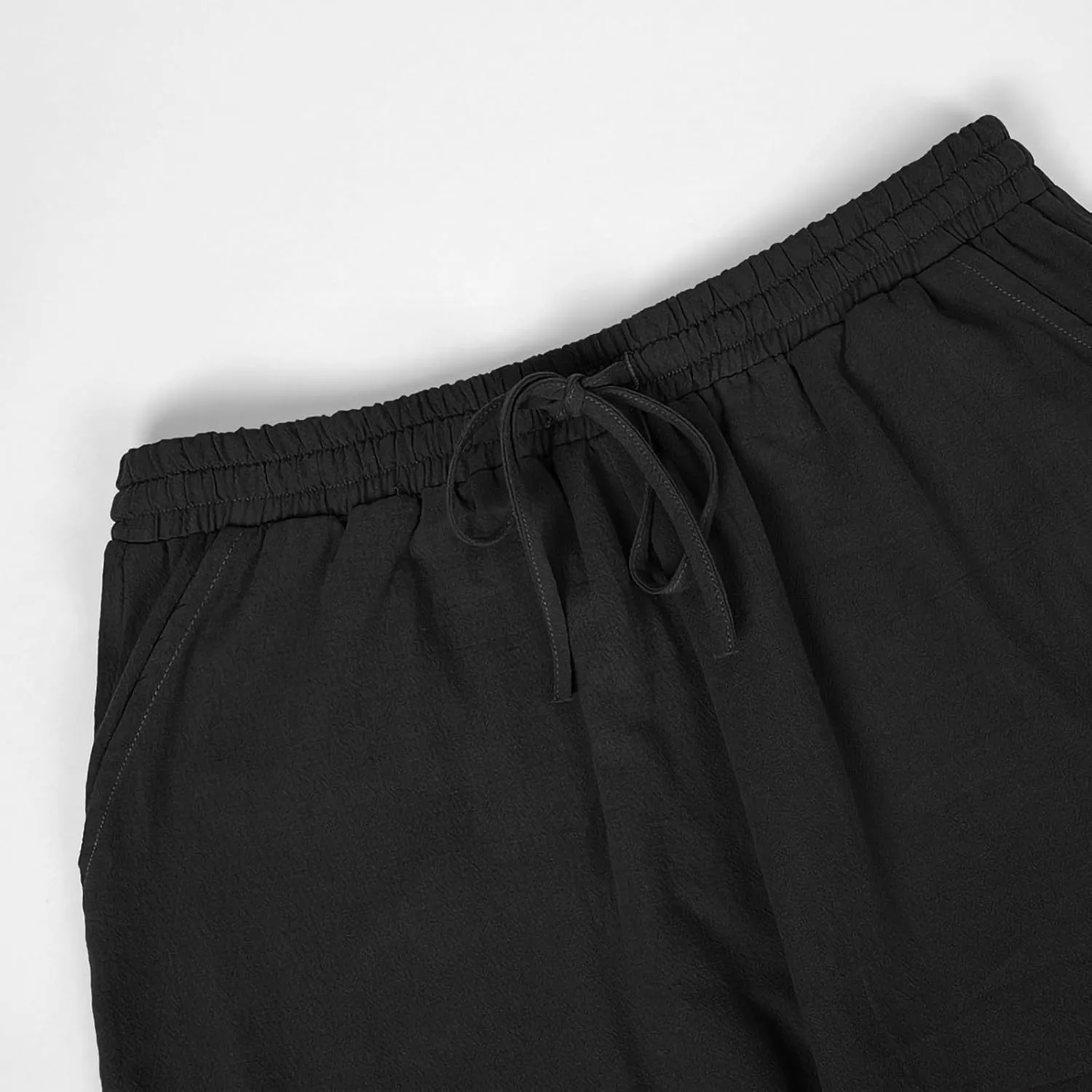 Men's Casual Pants Linen Pants Drawstring Beach Trousers Relaxed-Fit Yoga Pants Summer Elastic Waist Pants