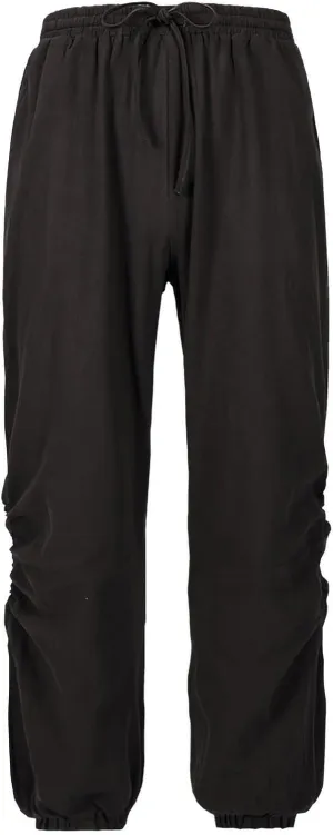 Men's Casual Pants Linen Pants Drawstring Beach Trousers Relaxed-Fit Yoga Pants Summer Elastic Waist Pants