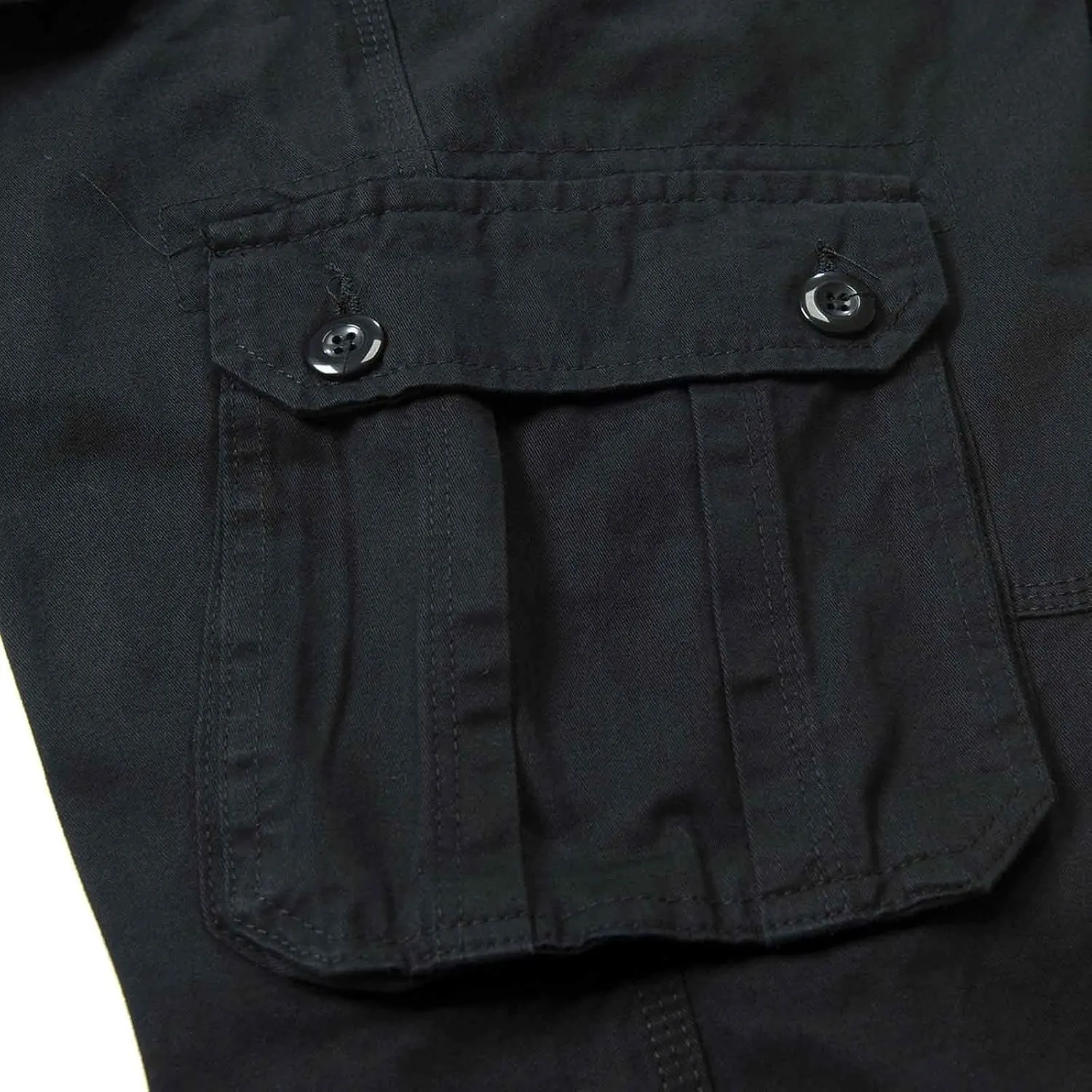 Mens Hiking Pants Outdoor Mens Cargo Pants Casual Lightweight Joggers Work Pants Multi-Pocket Military Pants