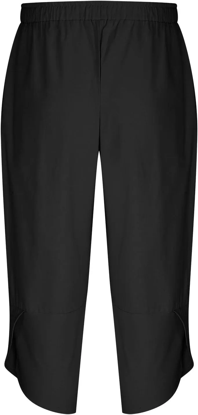 Mens Linen Pants Casual Pants Relaxed-Fit Beach Trousers Summer Yoga Pants Drawstring Elastic Waist Pants