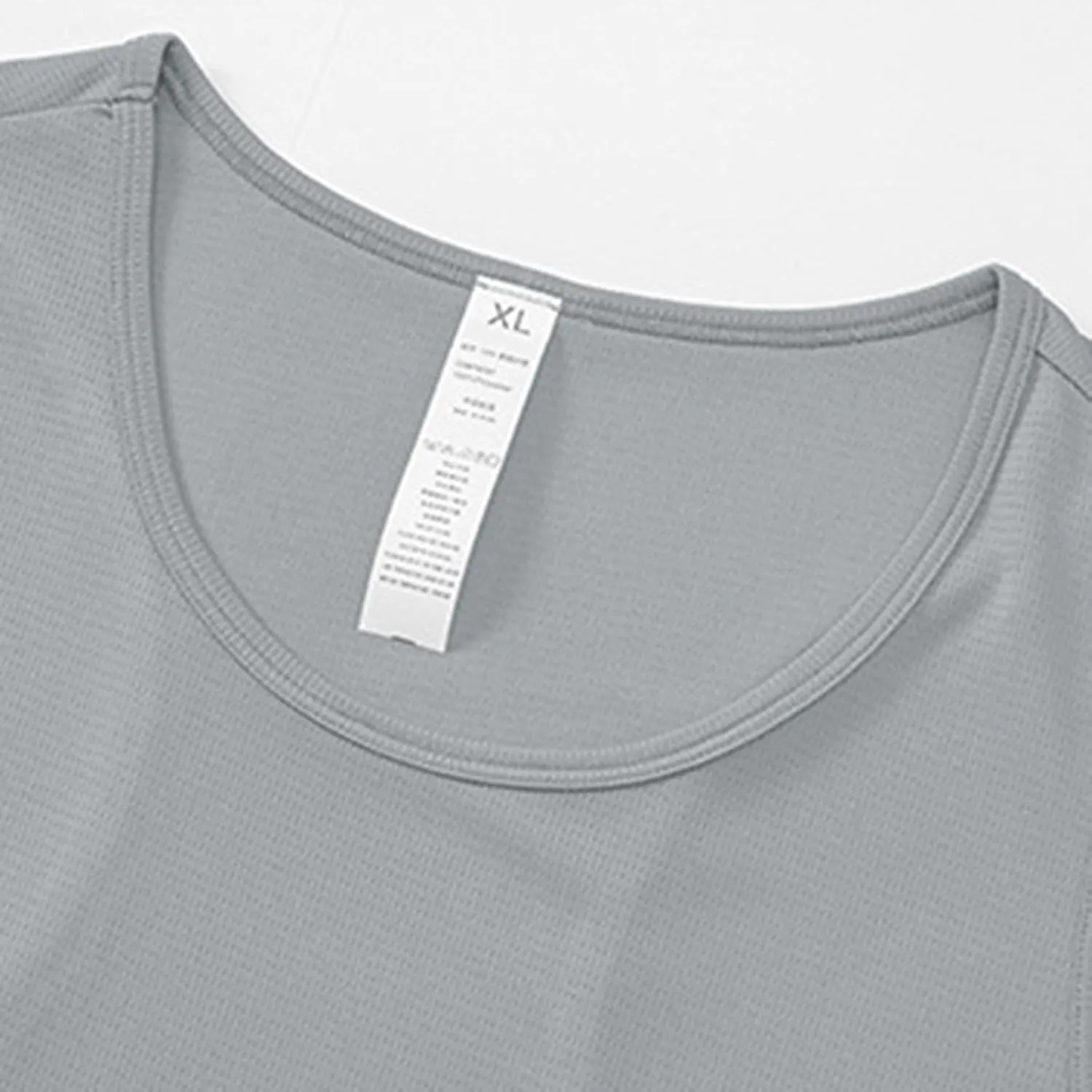 Men's Marathon Racerback Solid Color Crew Neck Sleeveless Tank Top Moisture Wicking Outdoor Basketball Training Stretch Vest