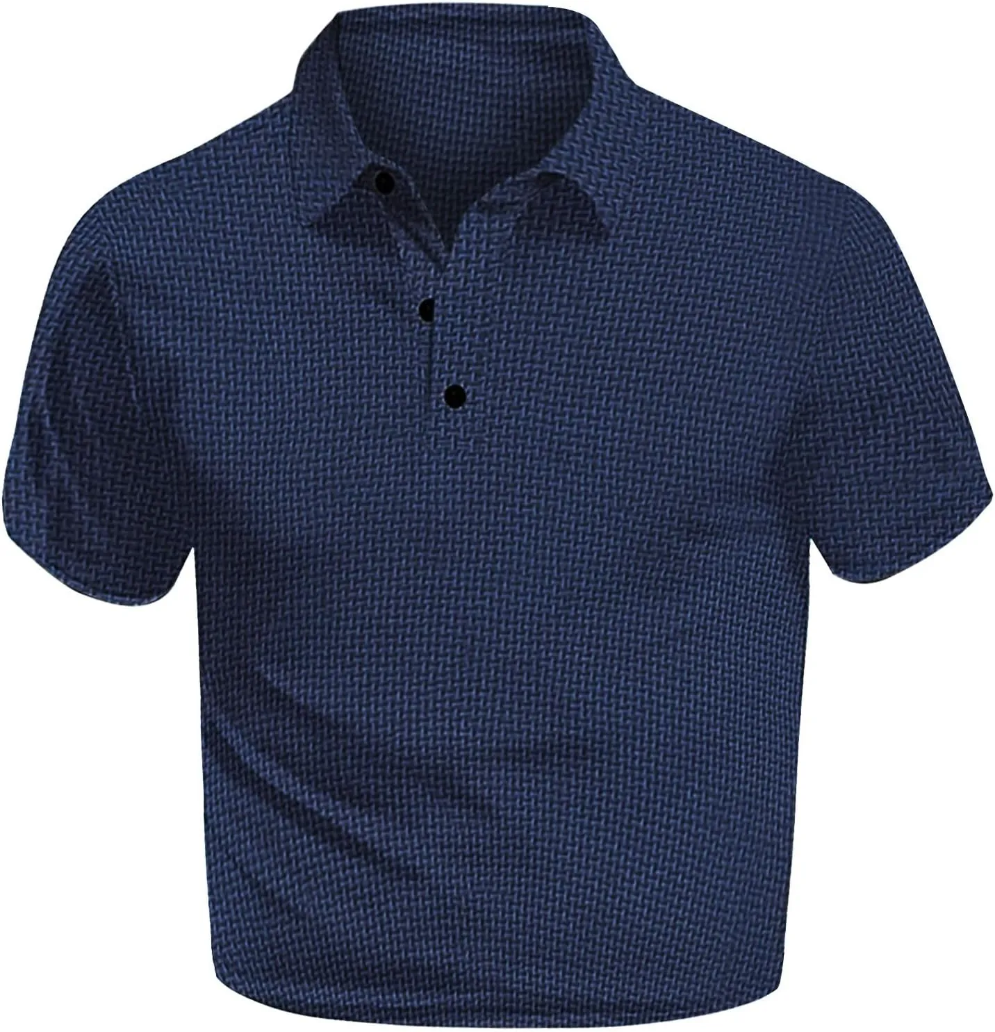 Men's Mesh Polo Shirt Short Sleeve Solid Color Lapel Henley Shirt Quick Dry Stretch Training Gym Camping Hiking Travel Top
