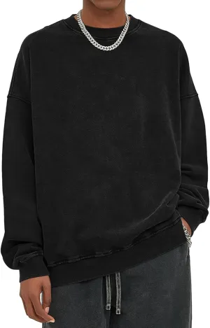 Mens Oversized Hoodies Vintage Hoodie Couples Pullover Acid Wash Hoodies for Men Streetwear Sweatshirts