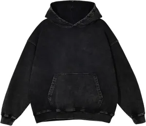 Mens Oversized Hoodies Vintage Hoodie Couples Pullover Acid Wash Hoodies for Men Streetwear Sweatshirts