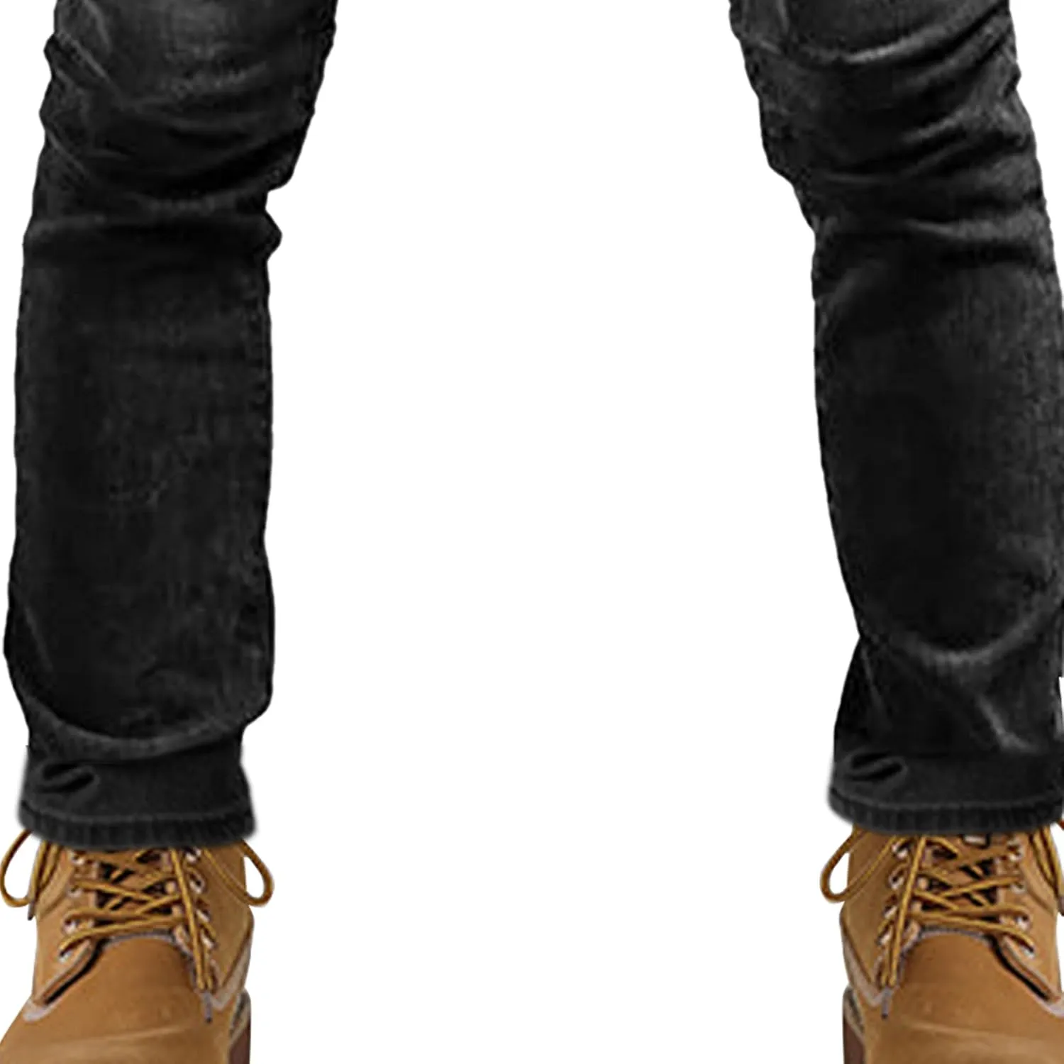 Men's Relaxed Fit Cargo Jeans Slim Fit Workwear Denim Pants Regular Ripped Comfort Flex Waist Jean