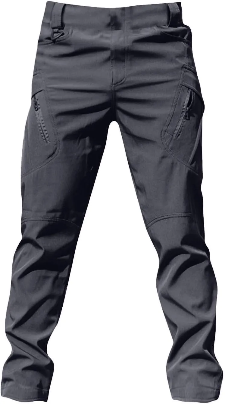 Men's Tactical Cargo Pants Water Lightweight Hiking Pants Outdoor Work Pants with Multi Pockets Men's Pants