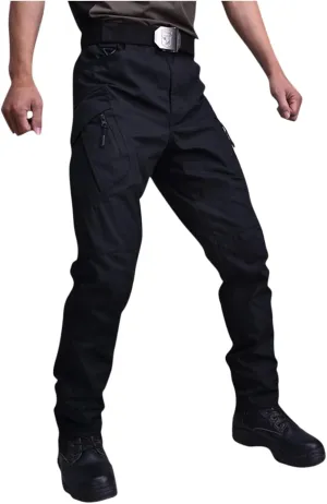 Men's Tactical Cargo Pants Water Lightweight Hiking Pants Outdoor Work Pants with Multi Pockets Men's Pants