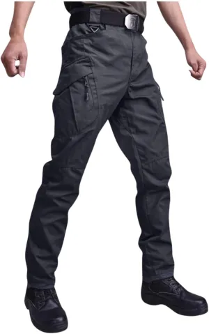 Men's Tactical Cargo Pants Water Lightweight Hiking Pants Outdoor Work Pants with Multi Pockets Men's Pants