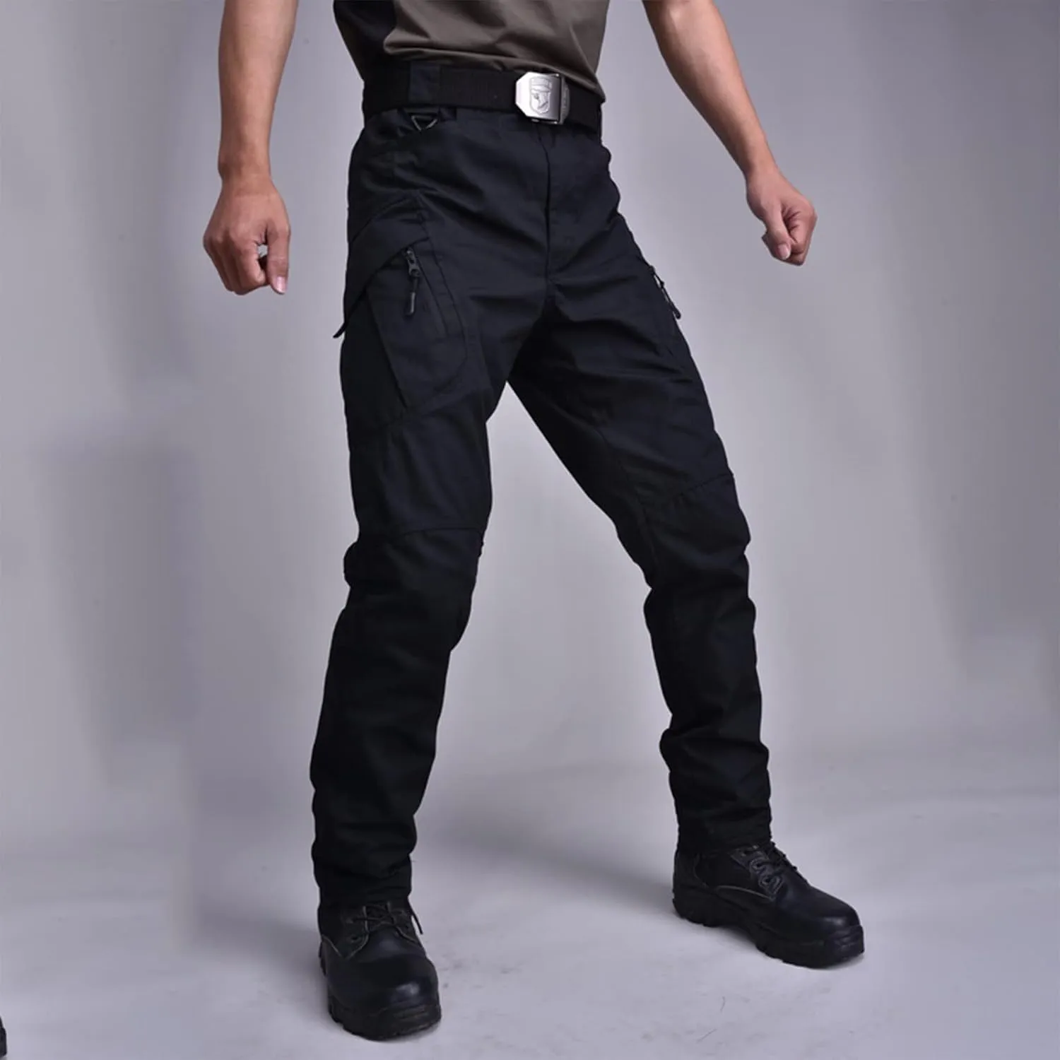 Men's Tactical Cargo Pants Water Lightweight Hiking Pants Outdoor Work Pants with Multi Pockets Men's Pants