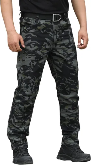 Men's Tactical Pants,City Special Service Pants Water-Resistant Military Cargo Pants Lightweight Multi Pocket Pants