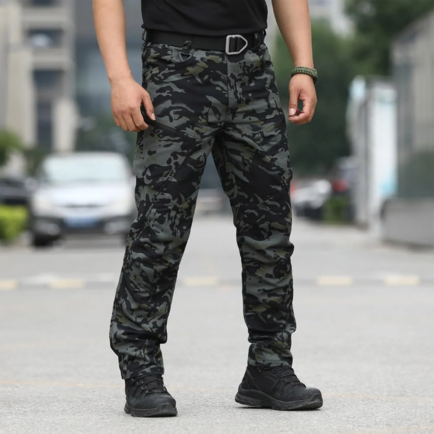 Men's Tactical Pants,City Special Service Pants Water-Resistant Military Cargo Pants Lightweight Multi Pocket Pants