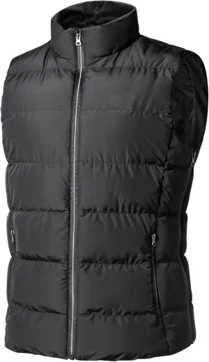 Mens Wind vests, Black Wind-resistant Vests Down Jackets, Mens Fishing Vests Lightweight Padding Jackets Coat, Men's Puffer Waterproof Down Hunting vests Insulated Windbreaker