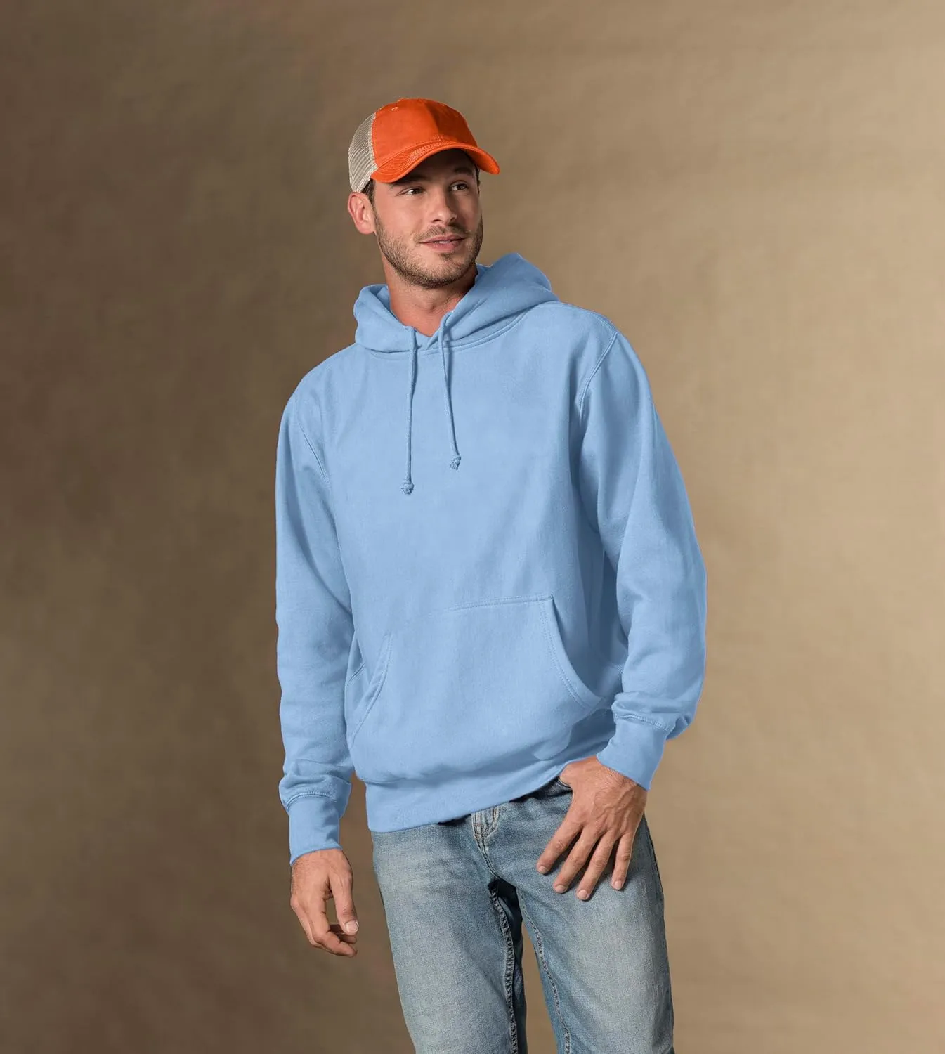 MV Sport Casual Heavyweight Fleece Hoodies for Men Thick Drawstring Hoodie Sweatshirt Mens Hoodies Cotton Pullover