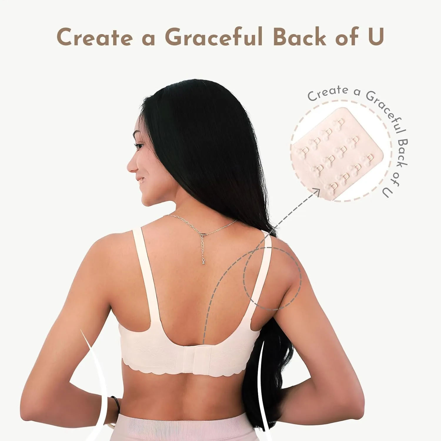 Nursing Bras for Breastfeeding, Seamless Ultra Comfort Maternity Bra, Natural Shape Pregnancy Bras for Women
