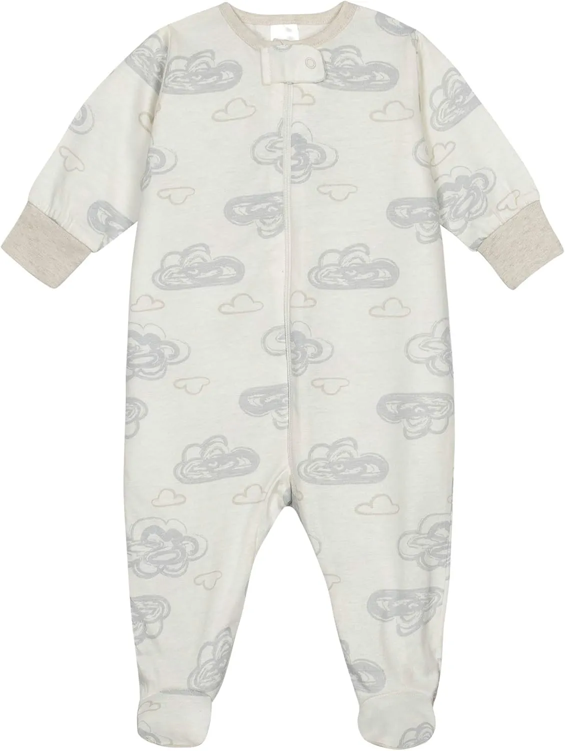 Onesies Brand Unisex Baby 4-Pack Sleep 'N Play Footies Multi Pack