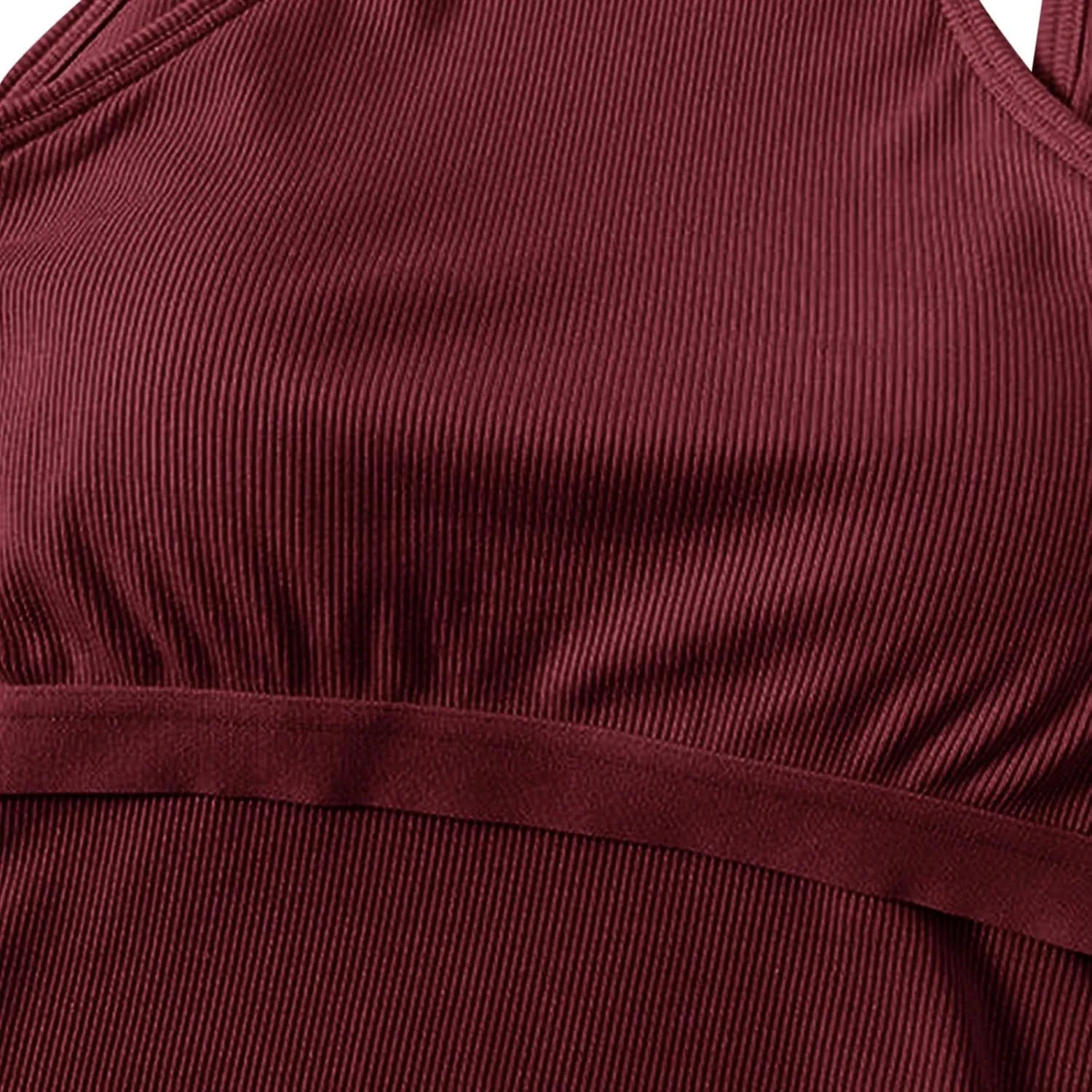 Padded Tank Tops for Women Built in Bras Going Out Seamless Underwear Yoga Mosture Wicking Fit Camisole 2025 Trendy