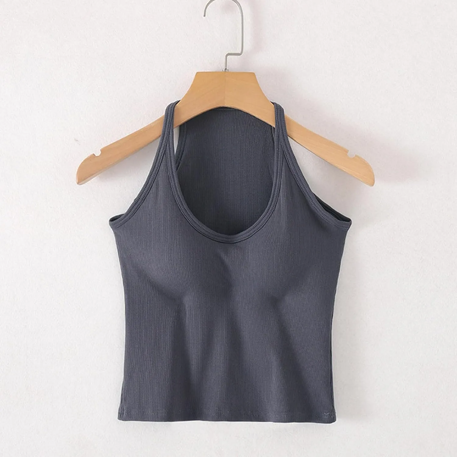 Padded Tank Tops for Women Built in Bras Going Out Seamless Underwear Yoga Mosture Wicking Fit Camisole 2025 Trendy