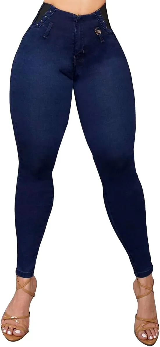 Pantalones Colombianos Levanta cola Butt Lifting Jeans High Waisted Jeans for Women Colombian Jeans