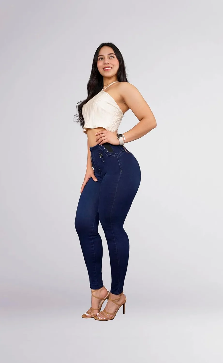 Pantalones Colombianos Levanta cola Butt Lifting Jeans High Waisted Jeans for Women Colombian Jeans