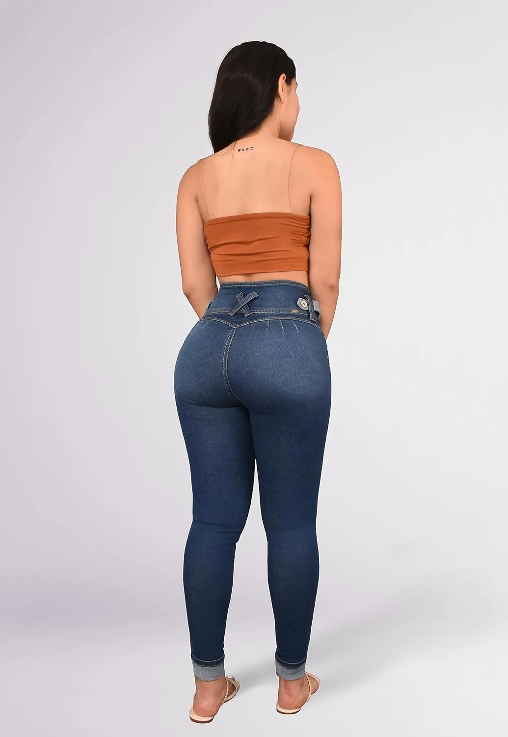 Pantalones Colombianos Levanta cola | Butt Lifting Jeans | High Waisted Jeans for Women | Colombian Jeans