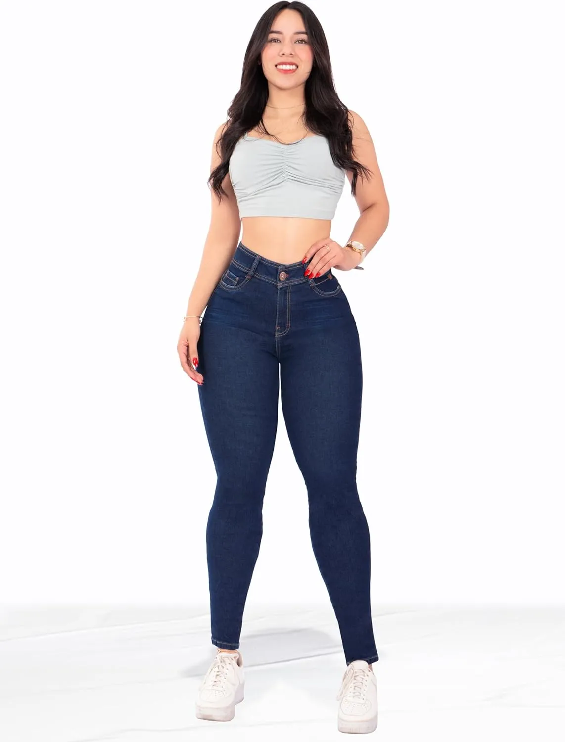 Pantalones Colombianos Levanta cola Butt Lifting Jeans High Waisted Jeans for Women Colombian Jeans