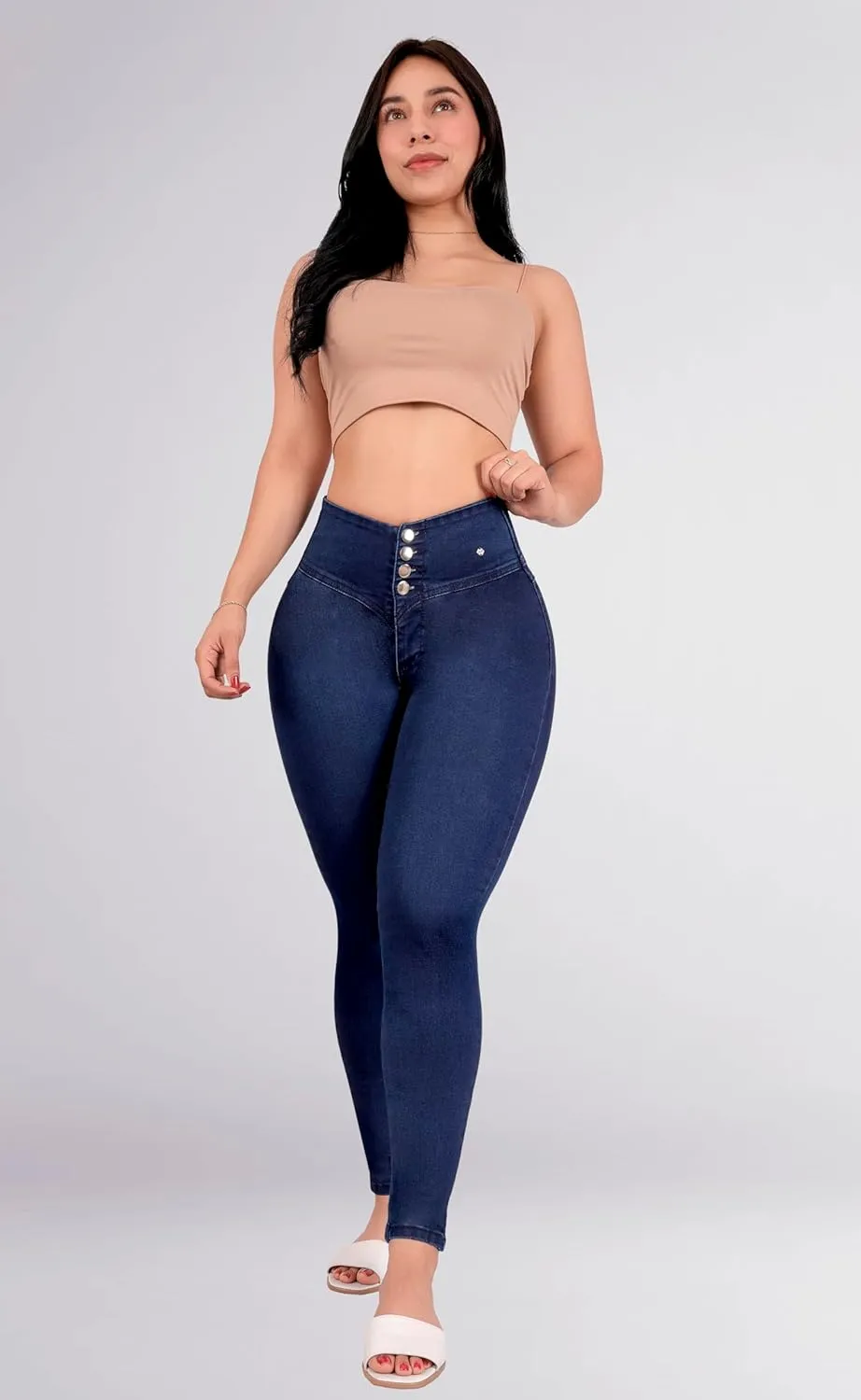 Pantalones Colombianos Levanta cola Butt Lifting Jeans High Waisted Jeans for Women Colombian Jeans