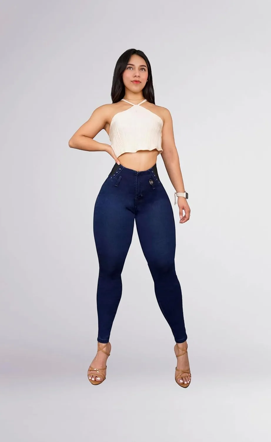 Pantalones Colombianos Levanta cola Butt Lifting Jeans High Waisted Jeans for Women Colombian Jeans