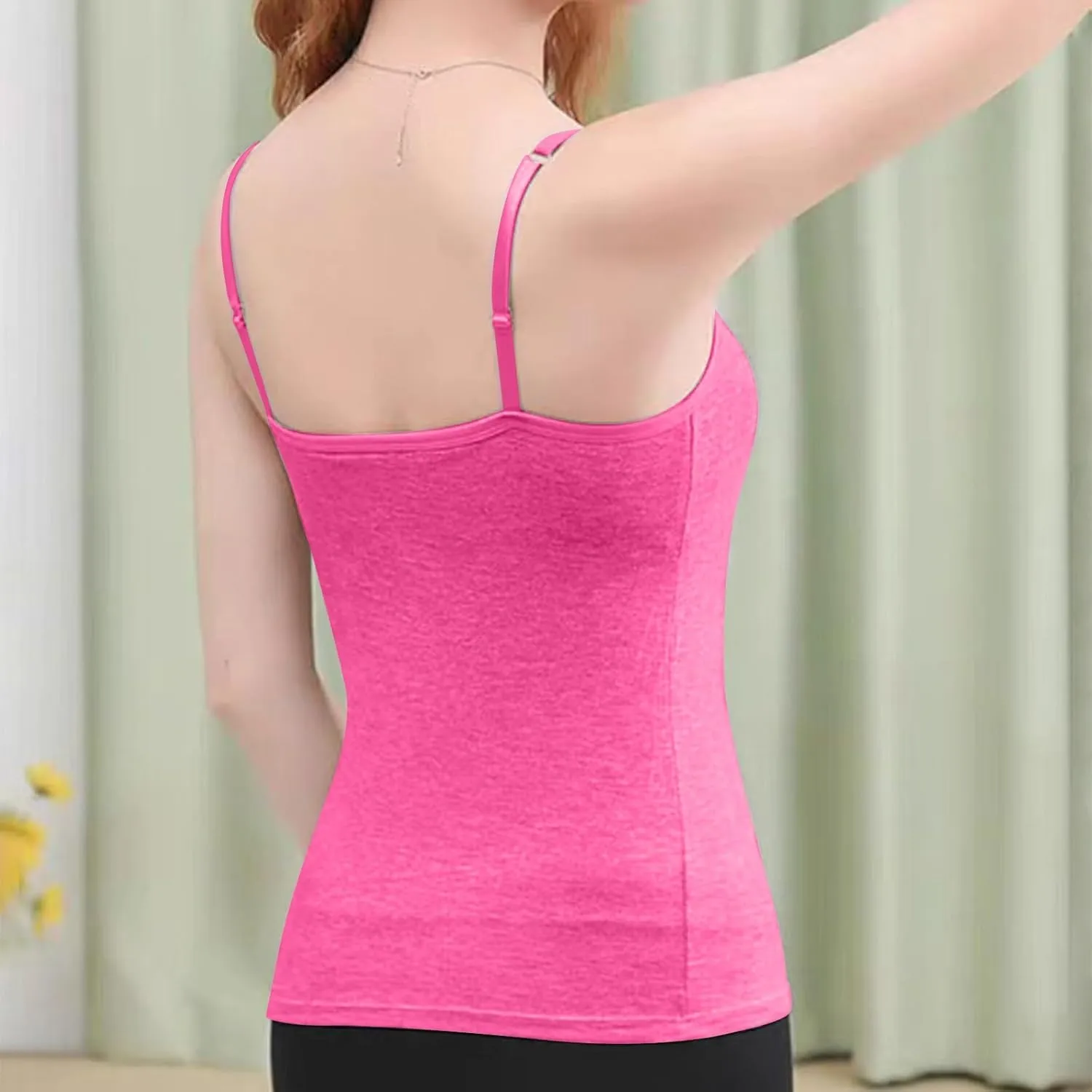 Plus Size Tank Top with Built in Bra for Women Athletic Sleeveless Workout Tops Summer Basic Yoga Camisole