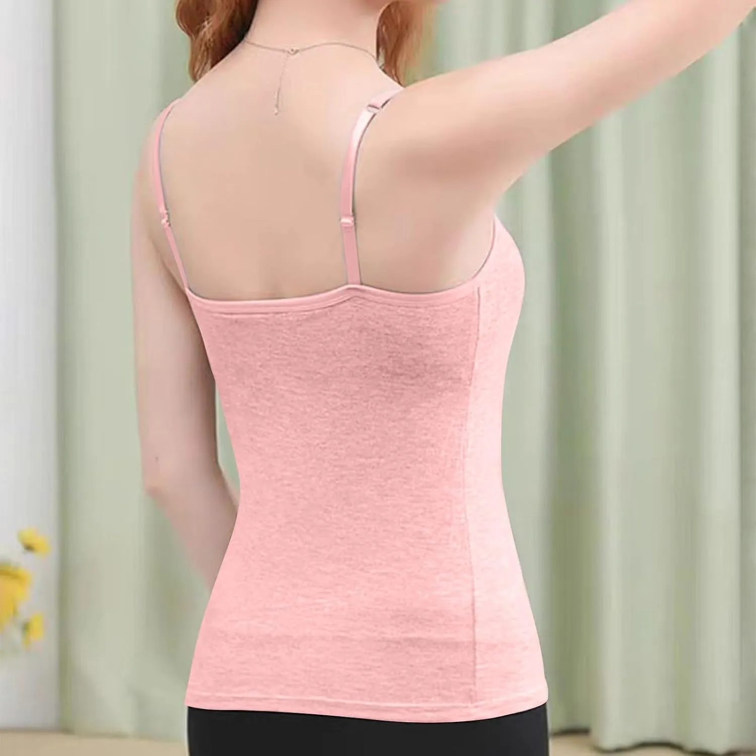 Plus Size Tank Top with Built in Bra for Women Athletic Sleeveless Workout Tops Summer Basic Yoga Camisole