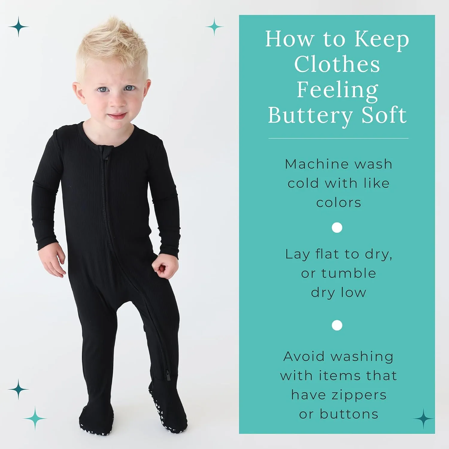 Posh Peanut Baby Boy Footie Pajamas - Soft Viscose Made from Bamboo 2 Way Zipper Sleepers & Onesies