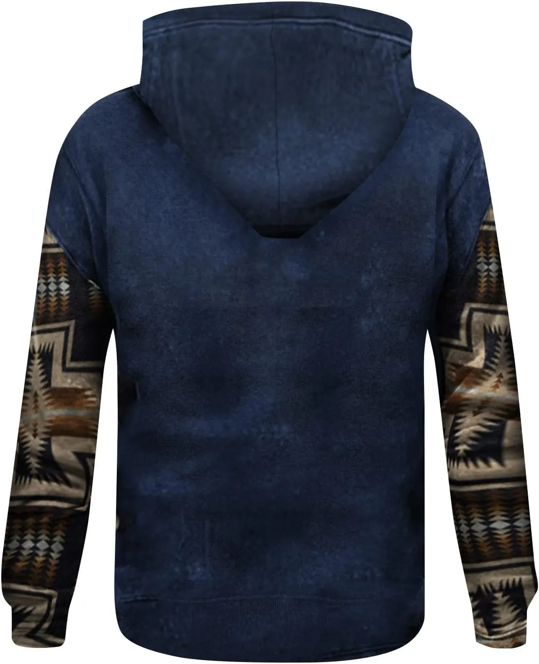 RTTUIOP Graphic Hoodies For Men Cowboy Aztec Ethnic Western Sweatshirts Lightweight Big And Tall Hoodies Pullover With Pocket