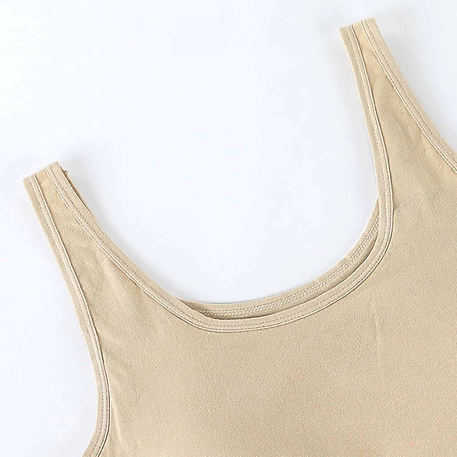 Running with Built in Bras Tank Tops for Women Trendy Athletic Wirefree Sleeveless Spring Blouses Solid Gym Camisole