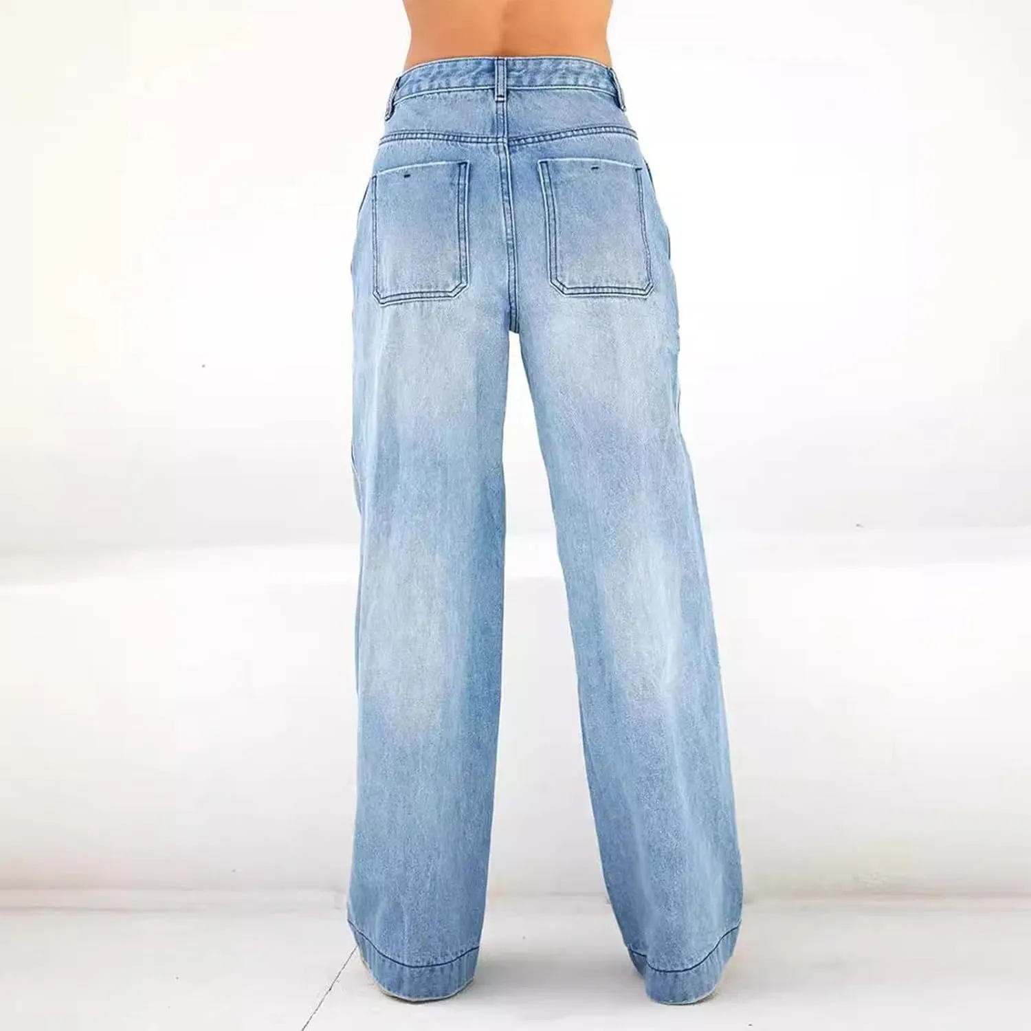 Seraphae Sweatpant Jeans Women, Sweatpants That Look Like Jeans Women, Soft High Waisted Baggy Jeans, Boyfriend Jeans Women