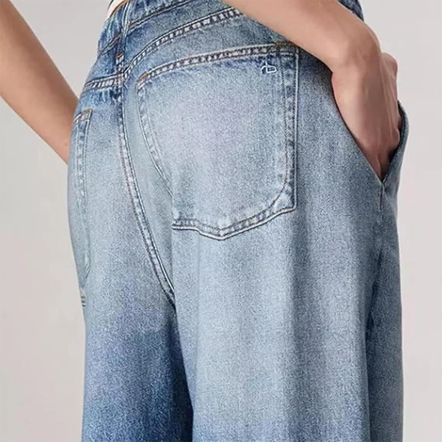 Seraphae Sweatpant Jeans Women, Sweatpants That Look Like Jeans Women, Soft High Waisted Baggy Jeans, Boyfriend Jeans Women