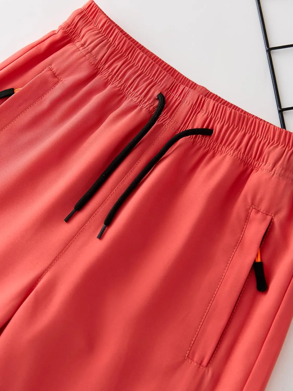 SHOOYING Boys Quick Dry Athletic Shorts Sets